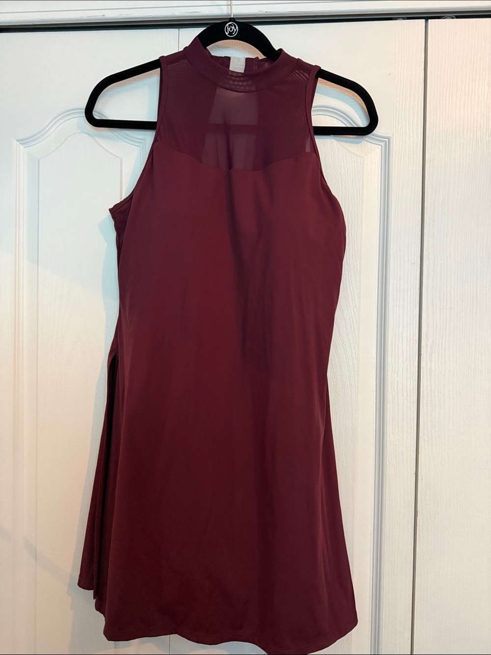 HALARA Burgundy Sleeveless Mini Dress - NWOT